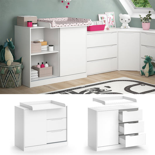 Vicco Fasciatoio Bianco 113 x 93 cm con fasciatoio