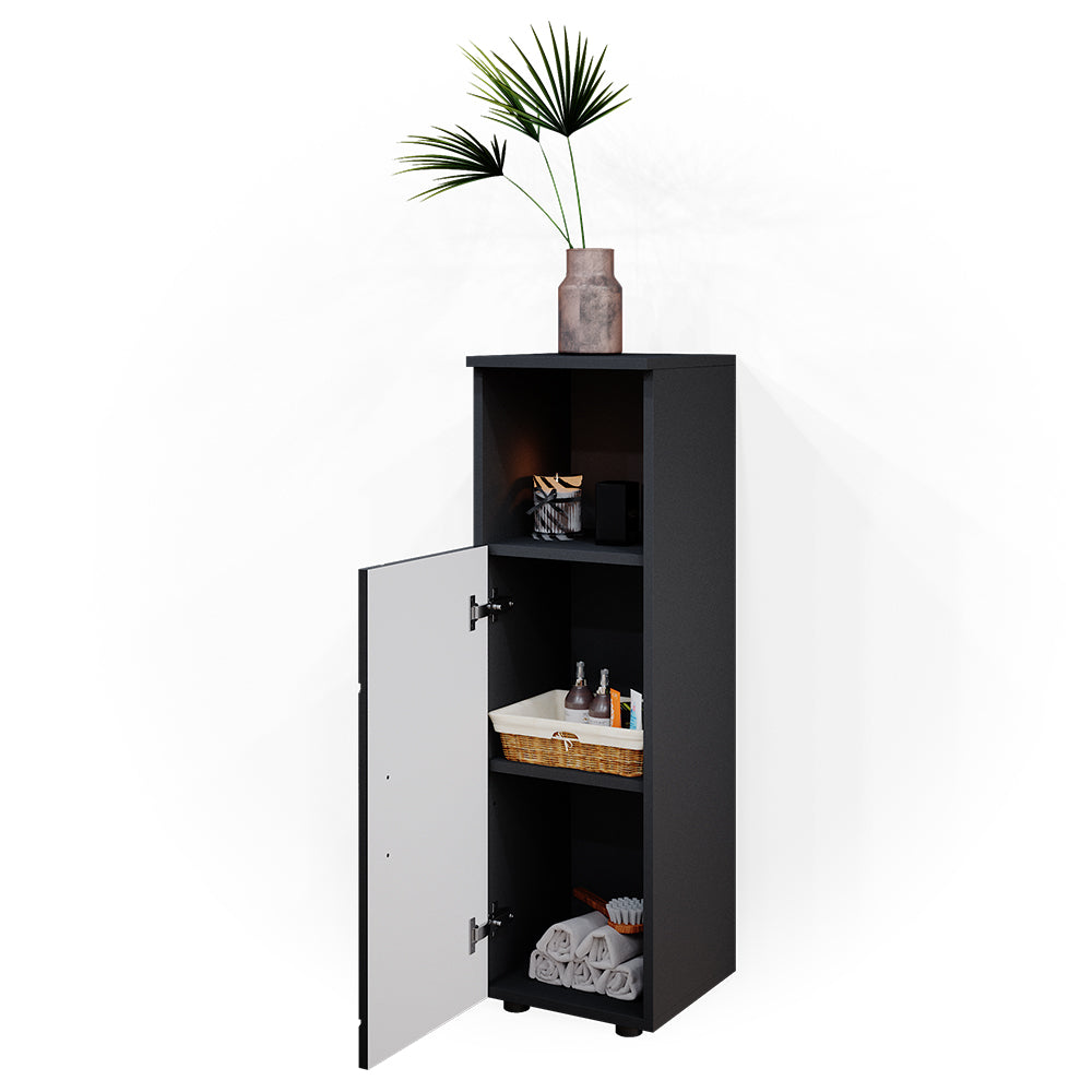 Vicco Mobiletto bagno Antracite lucido 30 x 95 cm