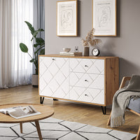 Vicco Cassettiera per camera da letto Rovere artigianale 40 x 78 cm