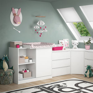 Vicco Fasciatoio Bianco 113 x 93 cm con fasciatoio