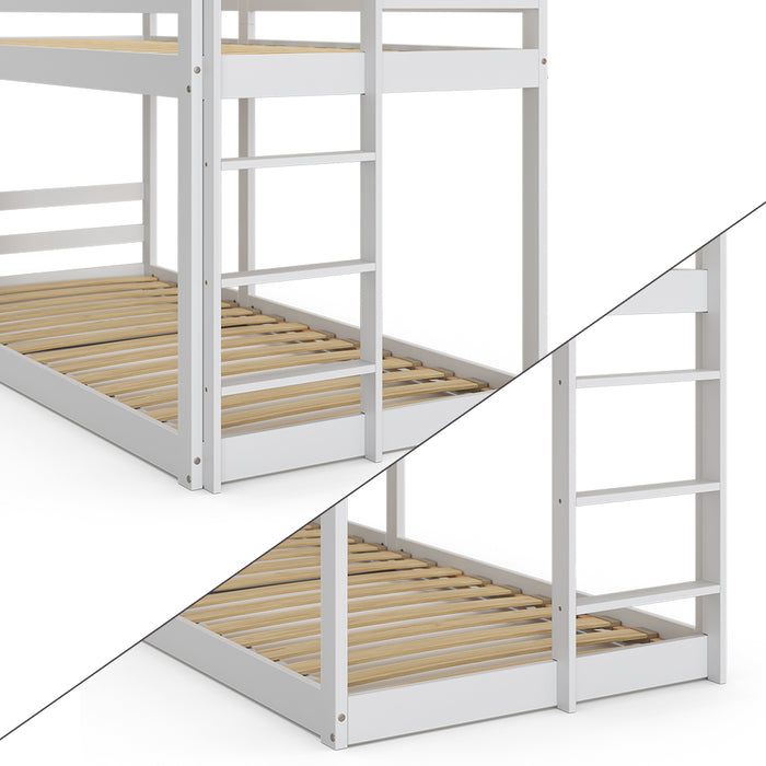 Vitalispa Letto a castello Bianco 90x200 cm