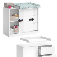 Vicco Fasciatoio Bianco 113 x 93 cm con fasciatoio