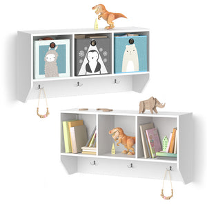 Vicco Scaffale a muro per bambini Bianco 107.2 x 56 cm