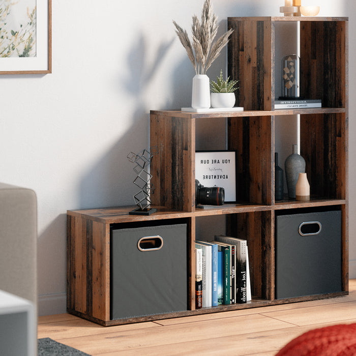 Vicco Scaffale per scale Legno antico 107.2 x 107.8 cm