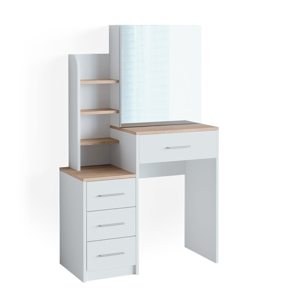 Vicco Tavolo da toeletta Bianco/Sonoma 36 cm