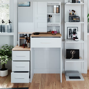 Vicco Tavolo da toeletta Bianco/Sonoma 36 cm