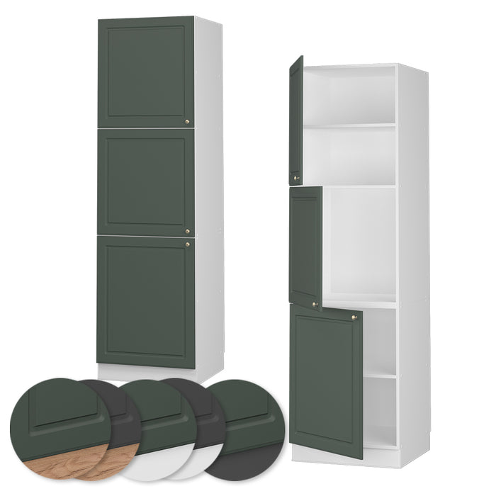 Vicco Mobile per forno da incasso Verde-oro Country House 60 cm