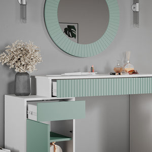 Vicco Tavolo da toeletta Verde 120 cm