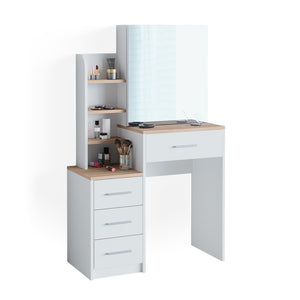 Vicco Tavolo da toeletta Bianco/Sonoma 36 cm