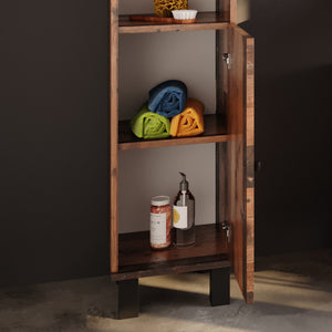 Vicco Mobile bagno alto Rovere rustico 30 x 190 cm