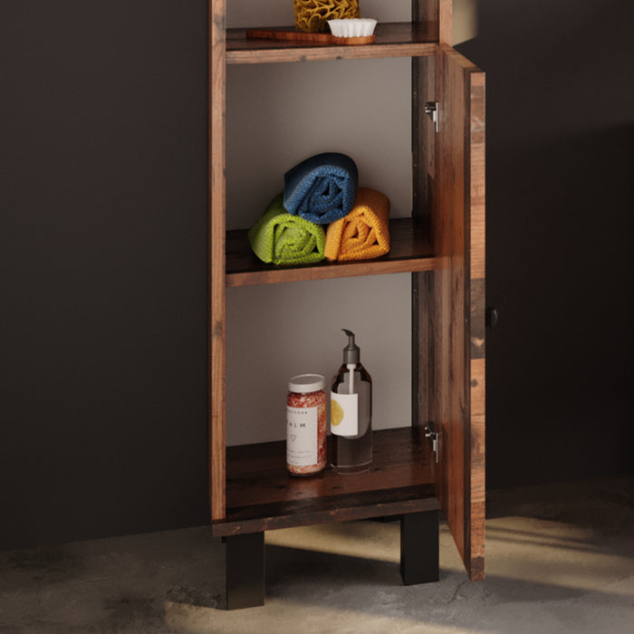 Vicco Mobile bagno alto Rovere rustico 30 x 190 cm