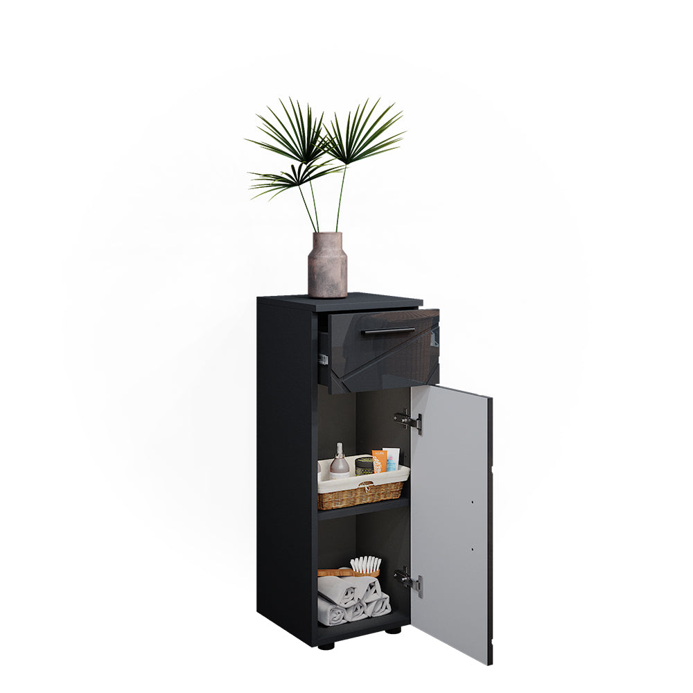 Vicco Mobiletto bagno Antracite lucido 30 x 81 cm