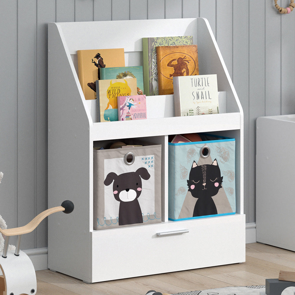 Vicco Libreria bambini Bianco 72 x 96.2 cm con cassetto