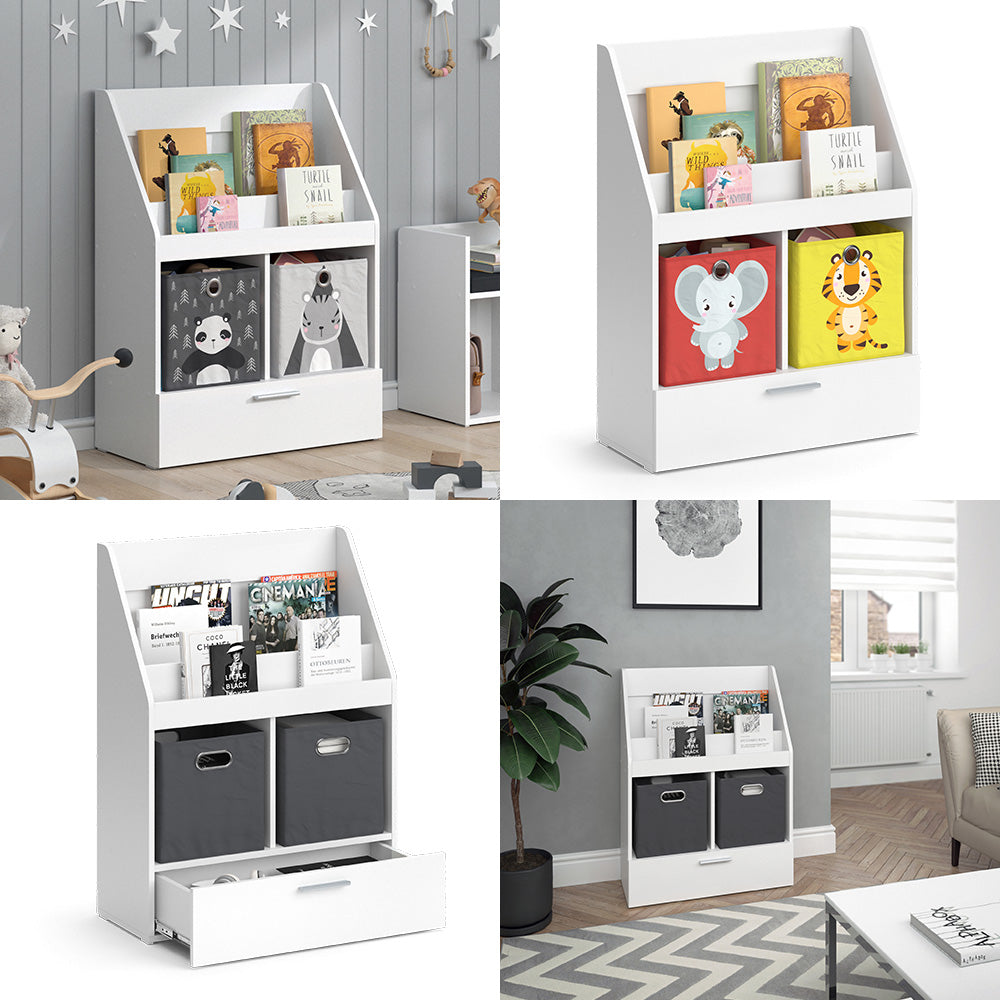 Vicco Libreria bambini Bianco 72 x 96.2 cm con cassetto