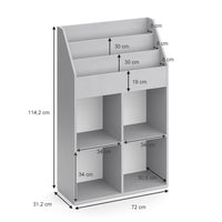 Vicco Libreria bambini Grigio 72 x 114.2 cm