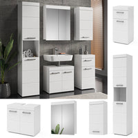 Vicco Set mobili bagno Bianco 5 parti