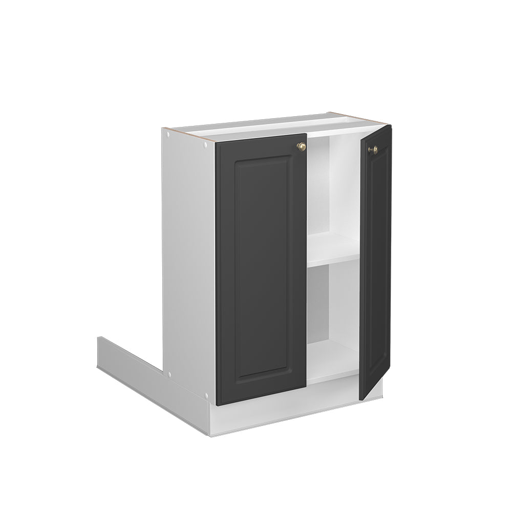 Vicco Isola cucina Landhaus antrazit-oro 60 cm senza piano di lavoro