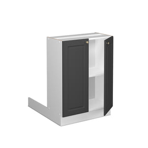 Vicco Isola cucina Landhaus antrazit-oro 60 cm senza piano di lavoro