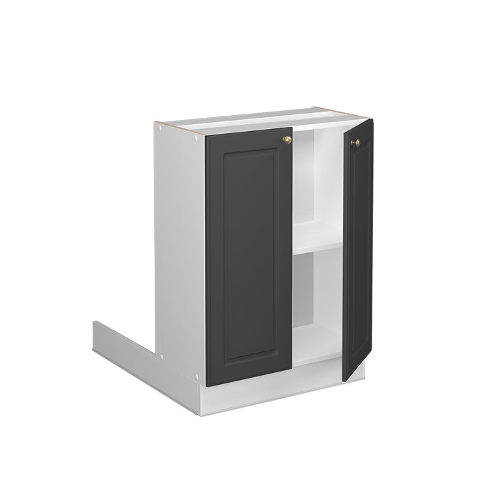 Vicco Isola cucina Landhaus antrazit-oro 60 cm senza piano di lavoro