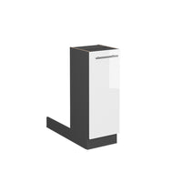 Vicco Isola cucina Bianco lucido 30 cm senza piano di lavoro