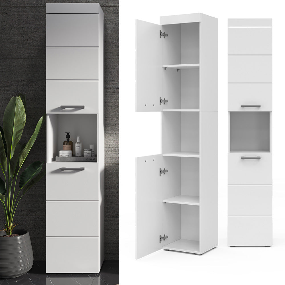 Vicco Mobile bagno alto Bianco 37 x 190 cm