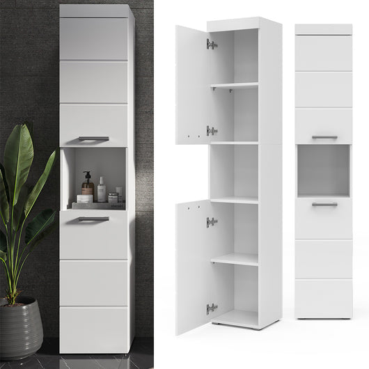 Vicco Mobile bagno alto Bianco 37 x 190 cm