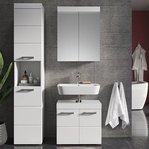Vicco Mobile bagno alto Bianco 37 x 190 cm