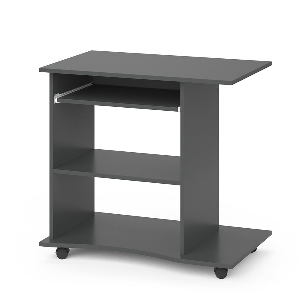 Vicco Scrivania con ruote Antracite 80 x 50 cm