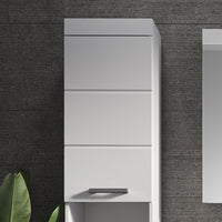 Vicco Mobile bagno alto Bianco 37 x 190 cm