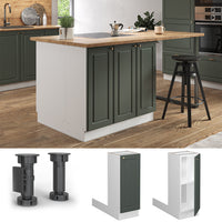 Vicco Isola cucina Verde-oro Country House 30 cm senza piano di lavoro