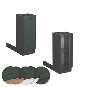 Vicco Isola cucina Verde-oro Country House 30 cm senza piano di lavoro