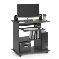 Vicco Scrivania con ruote Antracite 80 x 50 cm