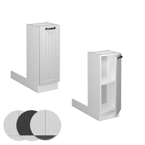 Vicco Isola cucina Bianco casa di campagna 30 cm senza piano di lavoro