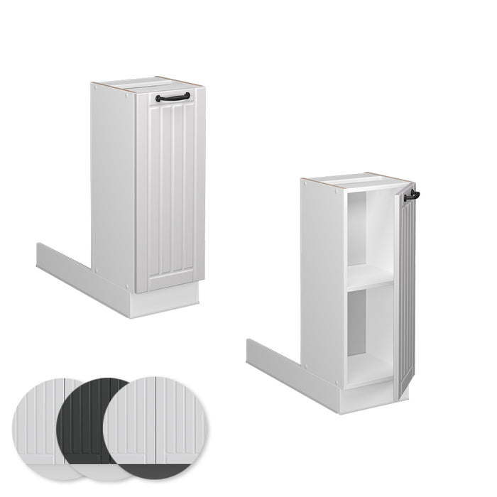 Vicco Isola cucina Bianco casa di campagna 30 cm senza piano di lavoro