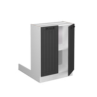 Vicco Isola cucina Antracite casa di campagna 60 cm senza piano di lavoro