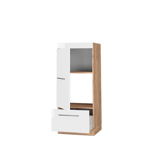 Vicco Set mobili bagno Bianco lucido 60 cm