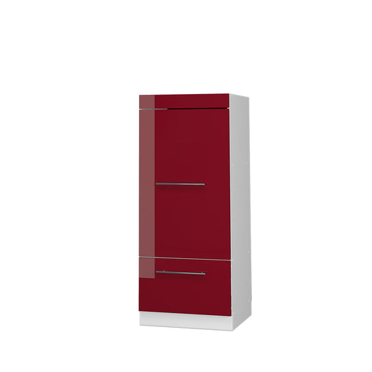 Vicco Set mobili bagno Rosso bordeaux lucido 60 cm