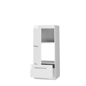 Vicco Set mobili bagno Bianco lucido 60 cm