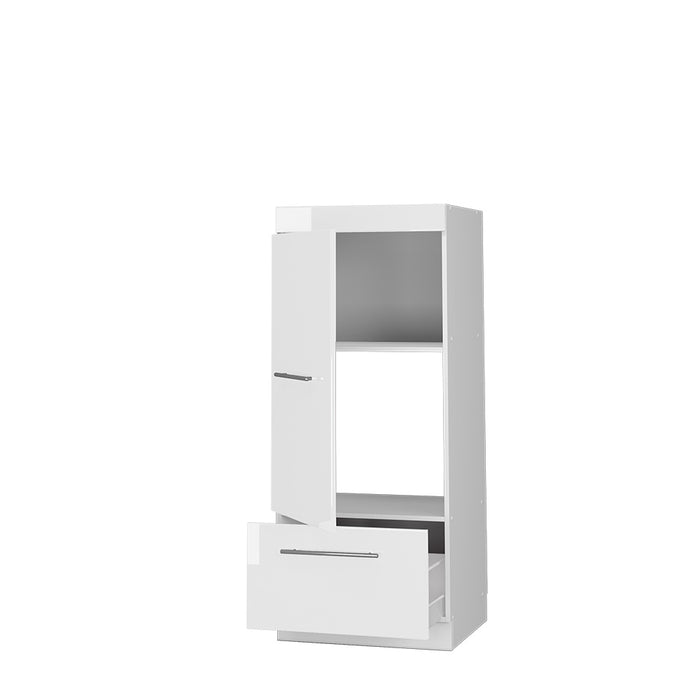 Vicco Set mobili bagno Bianco lucido 60 cm