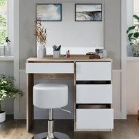 Vicco Tavolo da toeletta Sonoma 40 cm con sgabello