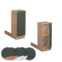 Vicco Isola cucina Verde-oro Country House 30 cm senza piano di lavoro