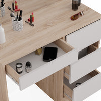 Vicco Tavolo da toeletta Sonoma 90 cm con specchio