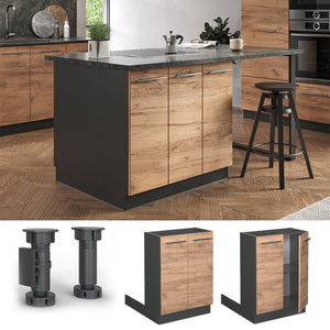 Vicco Isola cucina Quercia dorata 60 cm senza piano di lavoro
