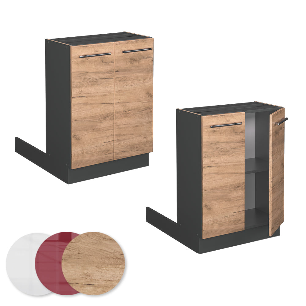 Vicco Isola cucina Quercia dorata 60 cm senza piano di lavoro