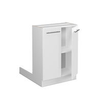 Vicco Isola cucina Bianco lucido 60 cm senza piano di lavoro