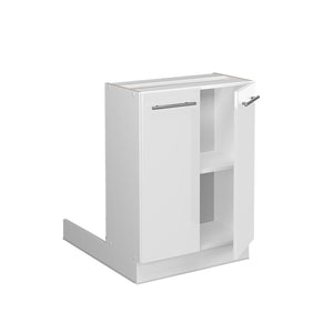 Vicco Isola cucina Bianco lucido 60 cm senza piano di lavoro