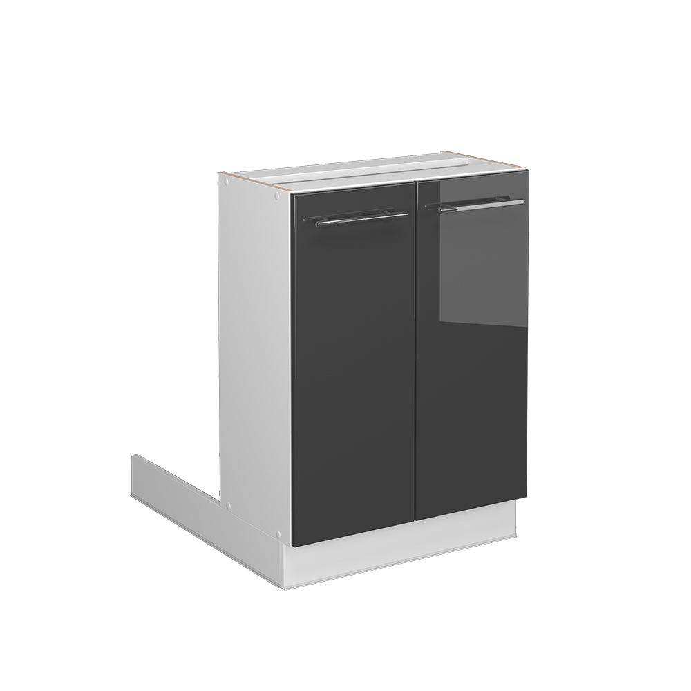 Vicco Isola cucina Antracite lucido 60 cm senza piano di lavoro