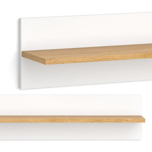 Vitalispa Scaffale a muro per bambini Bianco 70 x 20 cm