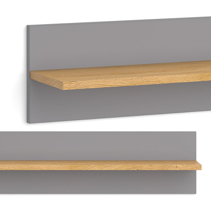 Vitalispa Scaffale a muro per bambini Grigio 70 x 20 cm