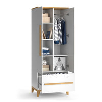 Vitalispa Guardaroba per bambini Bianco 53.4 x 186.8 cm